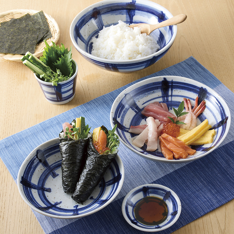 刷毛目格子 | 三峰陶苑 岐阜県土岐市の陶磁器製造販売会社